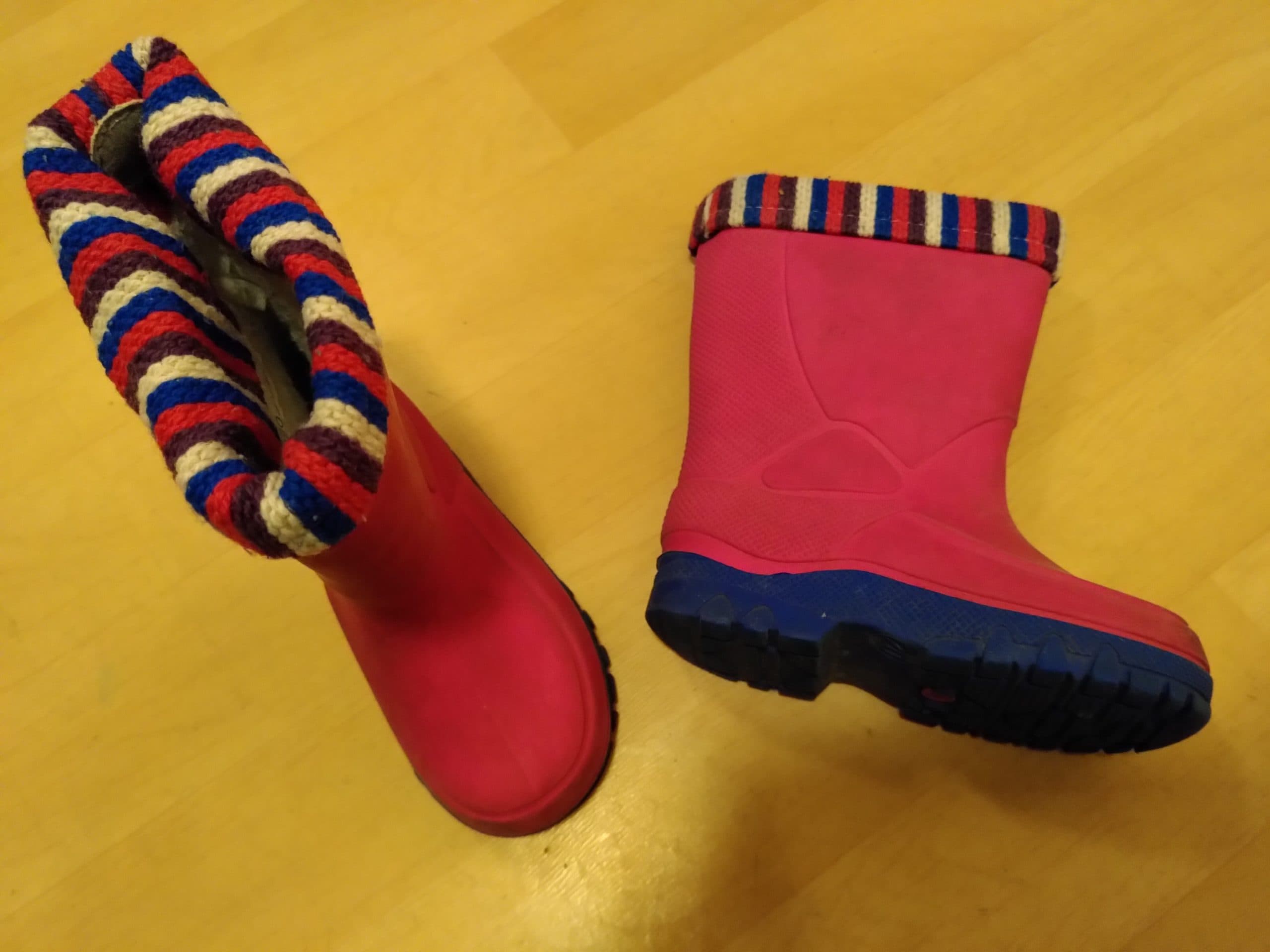 Gefütterte Gummistiefel Größe 20