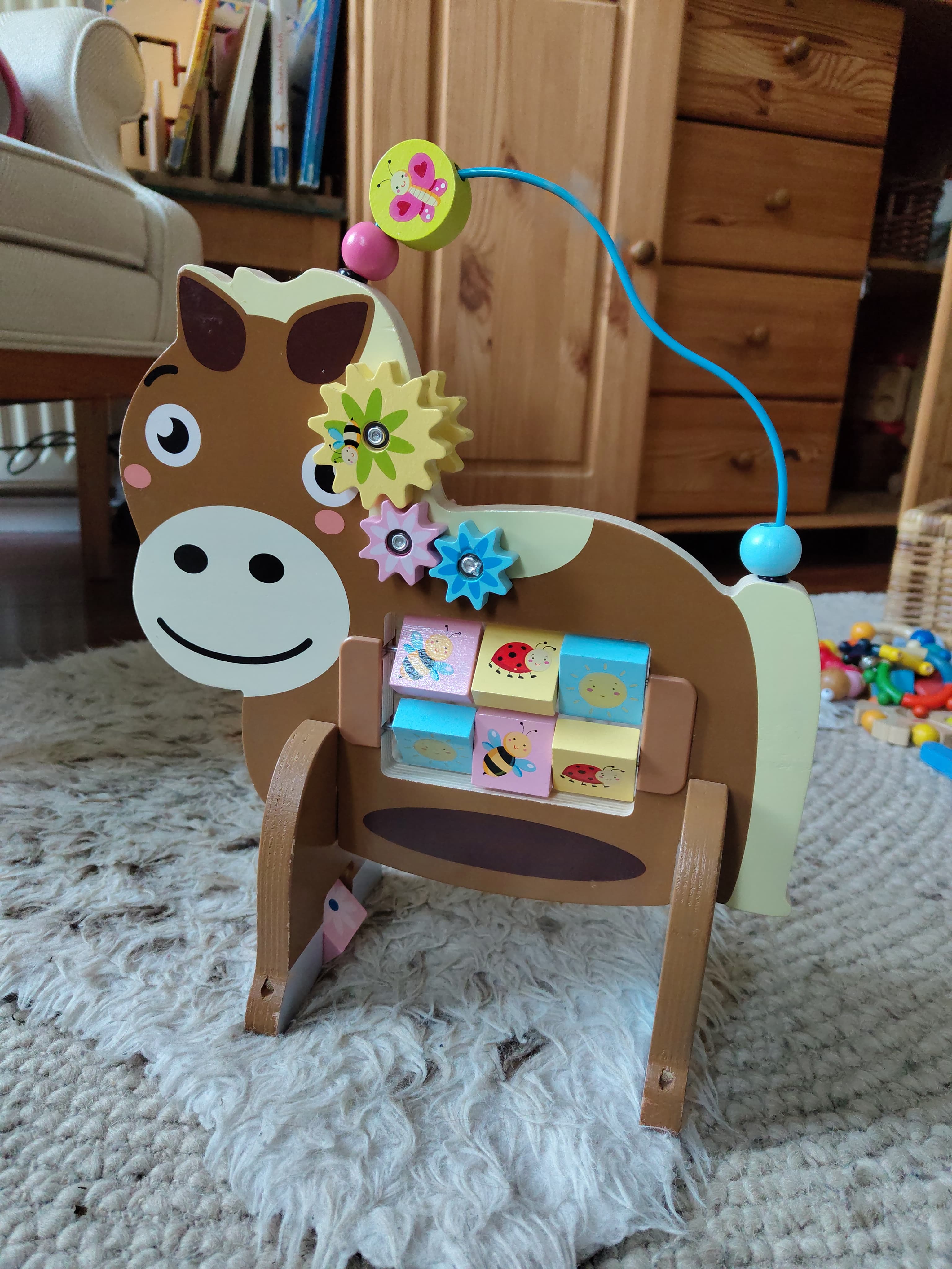 Playland Motorikpferd Holz