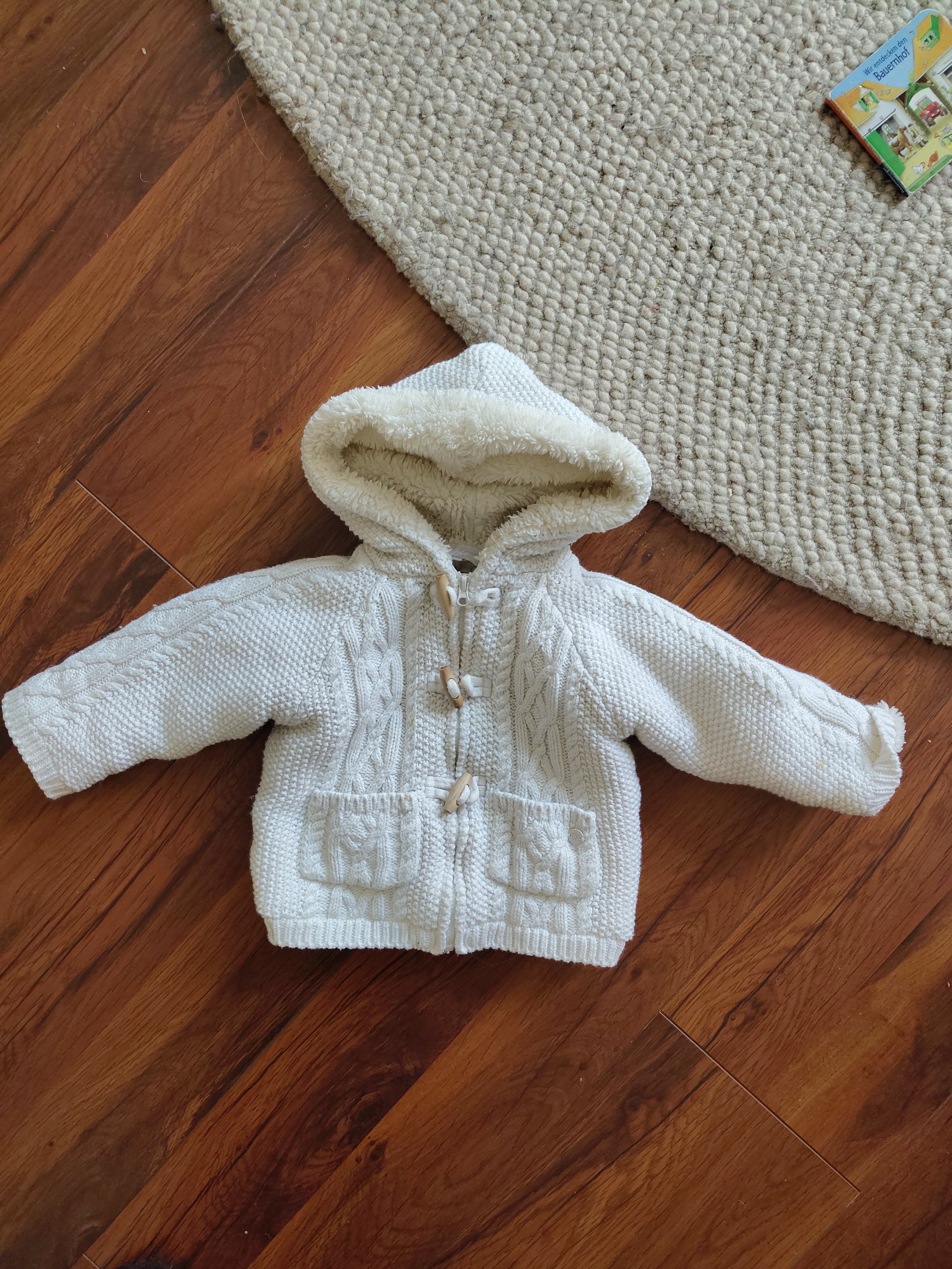 Strickjacke Plüsch 12M